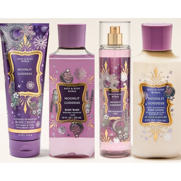 Bath & Body Works Moonlit Goddess 4 Piece Full Body Care Collection NEW,New Products : American Fashion Style Bags On Sale